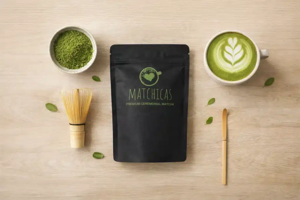 Deze iced matcha latte is precies zoals je hem bij onze truck proeft. Zacht van smaak, romig door de kokosmelk en met een mooie balans tussen zoet en fris.